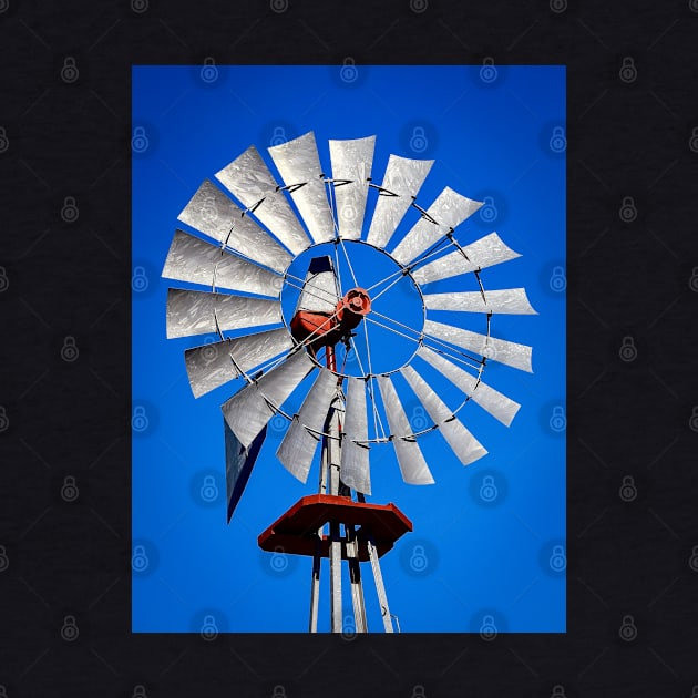 "Windmill Against Royal Blue Sky" by Colette22